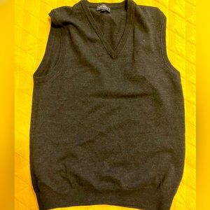 Express Grey Merino Wool Men’s Sweater Vest